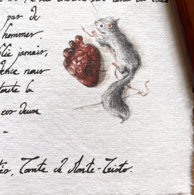 PRINT - Lettre d’Edmond à Mercedes ~ impression sur papier d’art